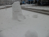 Der deformierte Schnee-Penis