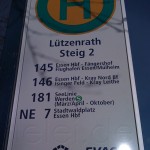 SeeLinie 181 Richtung Essen Werden S-Bahnhof